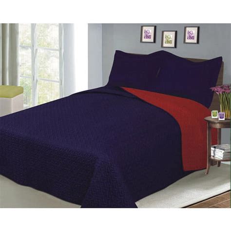 Luxury Fashionable Reversible Solid Color Quilt Set Collection