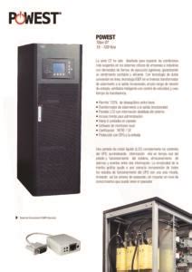 UPS 50KVA ONLINE TRIFÁSICA POWEST TITAN MEDELLÍN American Insap