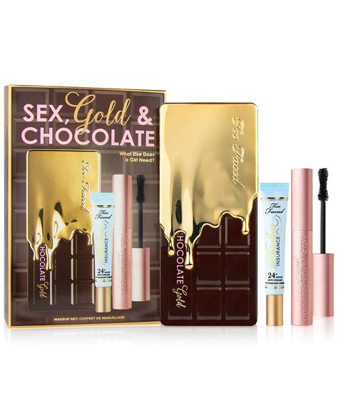 Too Faced Sex Gold Chocolate The Beauty Broadway