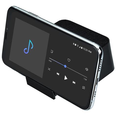 4imprint.com: Solo Wireless Speaker with Phone Stand 157893