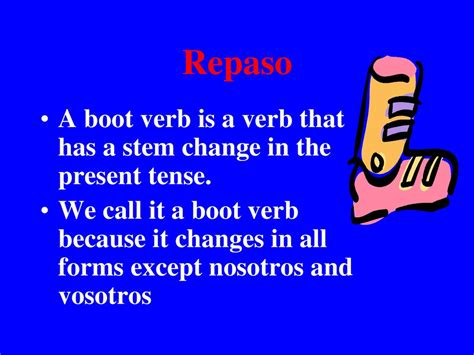 Repaso What Is A Boot Verb Ppt Descargar