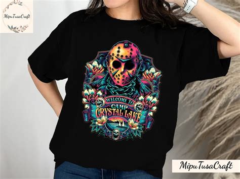 Camp Crystal Lake Shirt Friday The 13th Jason Voorhees Shirts Horror