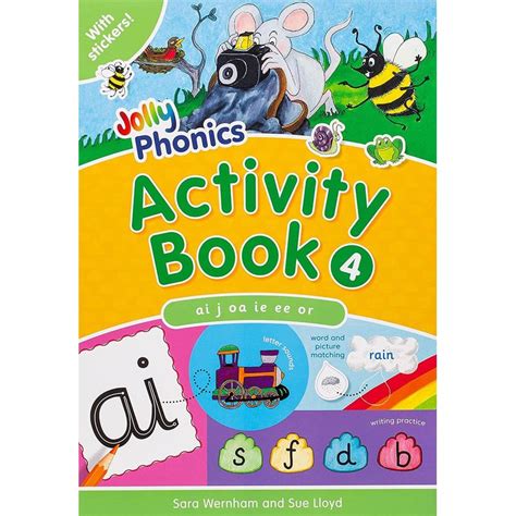 Jolly Phonics Activity Book 4 In Precursive Letters British English Edition