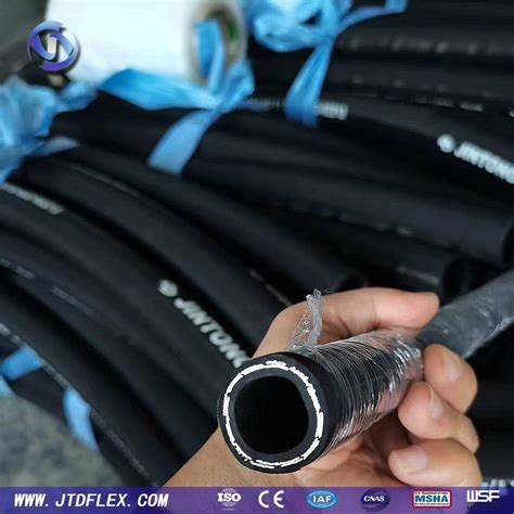 1 2 Braids Of High Tensile Steel Wire SAE 100 R17 Rubber Hydraulic Hose