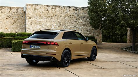 Audi Q My Color Sakhir Gold Metallic Rear Three Quarter