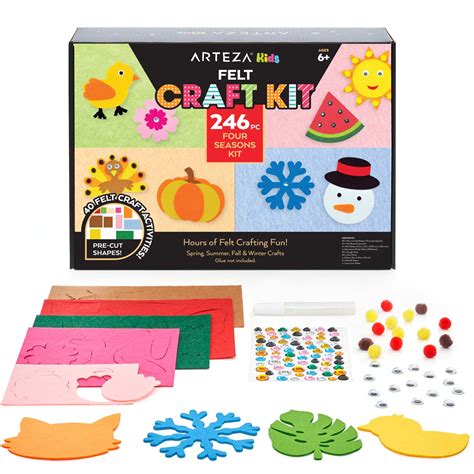 Kids Felt Craft Kit, Four Seasons – Arteza.com