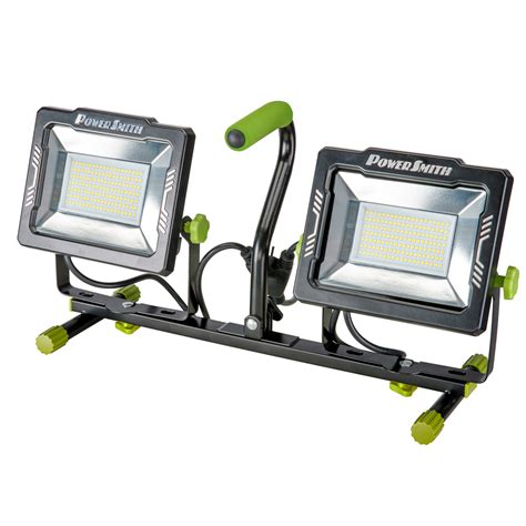 Lumen Dual Head Led Work Light With Tripod Powersmith