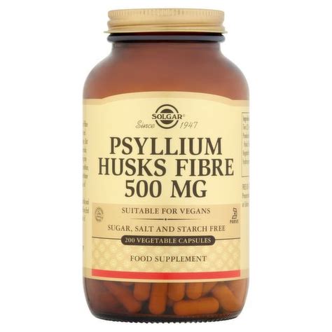 Solgar Psyllium Husks Fibre Mg Vegetable Capsules Dunnes Stores