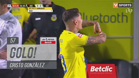 Golo Cristo Gonz Lez Fc Arouca Estoril Praia Liga