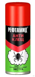 Средство Рефтамид Антиклещ купить от 115 руб./шт. в Москве от компании ...
