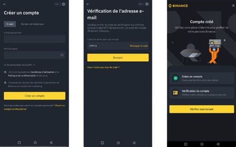 Cr Er Un Compte Binance Sur Lapp Mobile Satolix