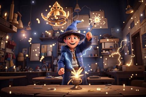 Premium Photo | Mischievous Wizards Spellbinding Charm