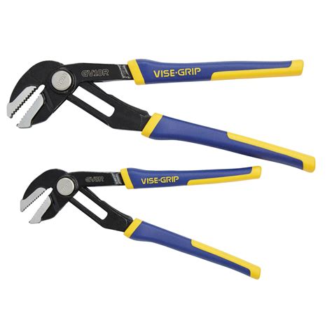 IRWIN Vise Grip Groovelock Pliers Set Straight Jaw 2 Piece SBD Affinity