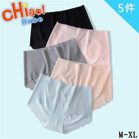 chiao Babe 俏寶貝 件組 夏季薄款無痕裸感透氣冰絲內褲 M XL 學生 少女 兒童 五種花色 內著 內衣 內褲 Yahoo奇摩購物中心