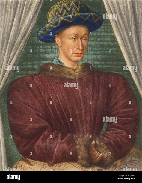 Charles VII (1403-1461), French king, portrait Stock Photo - Alamy