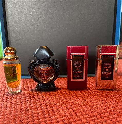 Cartier Collection 4 Flacons Miniatures Parfum Et 1 Factice Kaufen