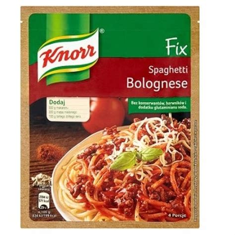 Knorr Fix Spaghetti Bolognese 44g Sauce Spaghetti Bolognaise Déshydratée