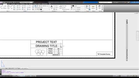 Title Block Template Autocad Portal Tutorials