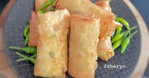 Resep Lumpia Semarang Isi Rebung And Ayam Oleh Sheryn Azahrah Cookpad