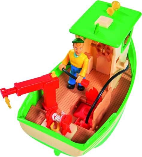 Simba Fireman Sam Charlies Fishing Boat and Figurine, 109251074038 Buy ...