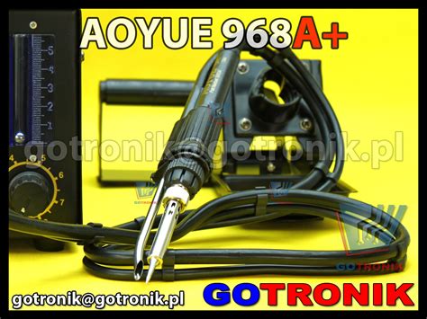 Aoyue 968A Stacja Lutownicza HOT AIR Na Gorace Powietrze 3w1