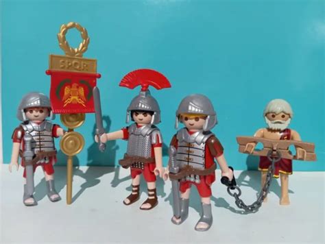 FIGURINES PLAYMOBIL PRISONNIER Romain Légionnaires Romains Esclave