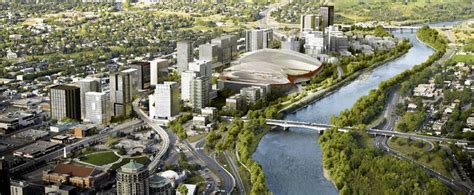 Calgary Flames Stampeders Announce Plans For 900 Million Arena And