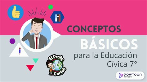 Conceptos B Sicos Para La Educaci N C Vica A O Youtube