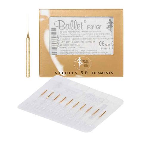 Ballet Electrolysis Gold Needles, F2 to F5 (All Sizes) - Fernanda's ...