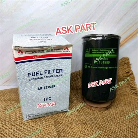 Fuel Filter Solar Atas Ps125 Canter Hdx Fuso 6d22 8dc9 Me131989 Kode