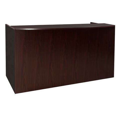 Everyday Laminate Reception Desk Mahogany National Office Interiors