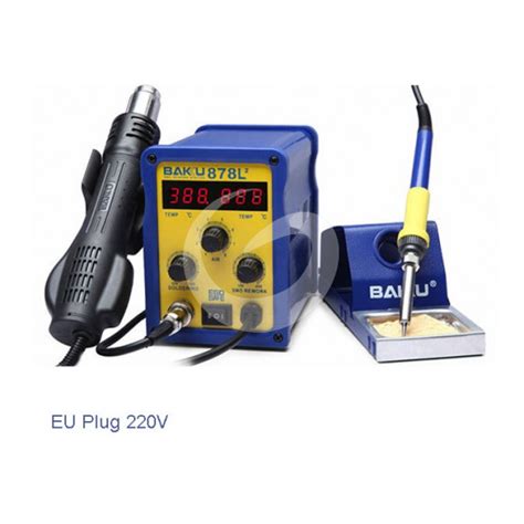 BAKU BK 878L2 700W 220V US Plug 2 In 1 Rework Station Soldering Iron