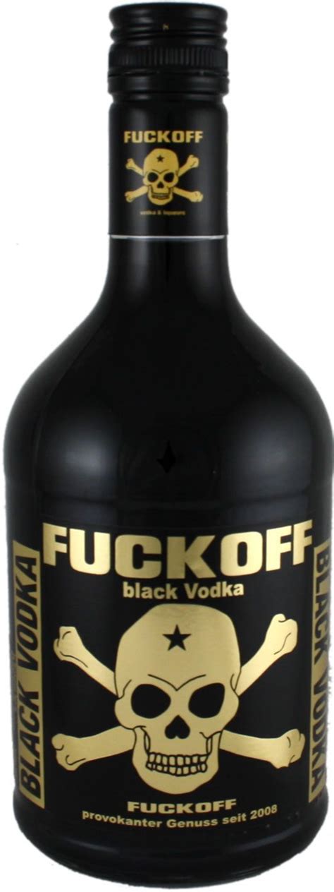 FUCKOFF Vodka black 0 7 l Partyschnaps Minis Flaschen Partylikör