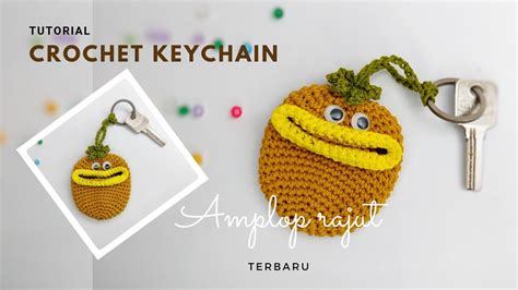 Crochet Keychain Amplop Lebaran Rajut Terbaru 2023 Subtitle YouTube