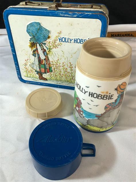 Vintage Holly Hobbie Lunch Box And Thermos Shipping Available