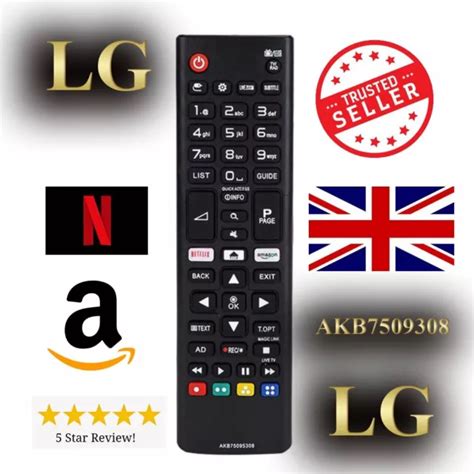 AKB75095308 REMOTE CONTROL For Lg Tv Replacement Smart Tv Led 3D