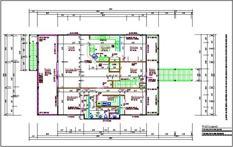 Floor plan of house dwg file