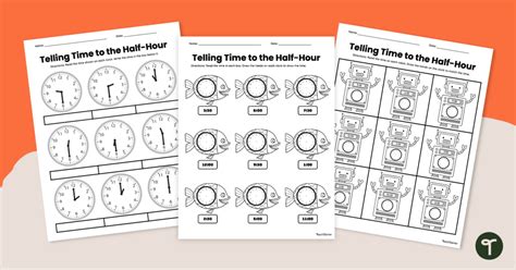 Telling Time By The Hour Worksheets Teaching Resources Worksheets