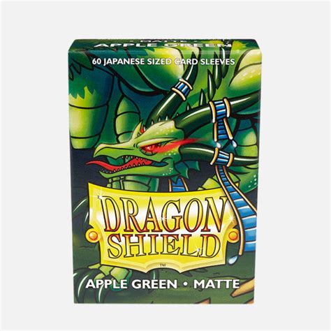 Dragon Shield Japanese Size Sleeves Matte Apple Green Cardcatcher De