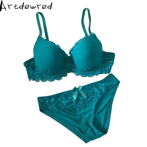 Lady Lace Black Push Up Bra Set Top B C Cups Sujetador Encaje Underwear Women Lingerie Sexy