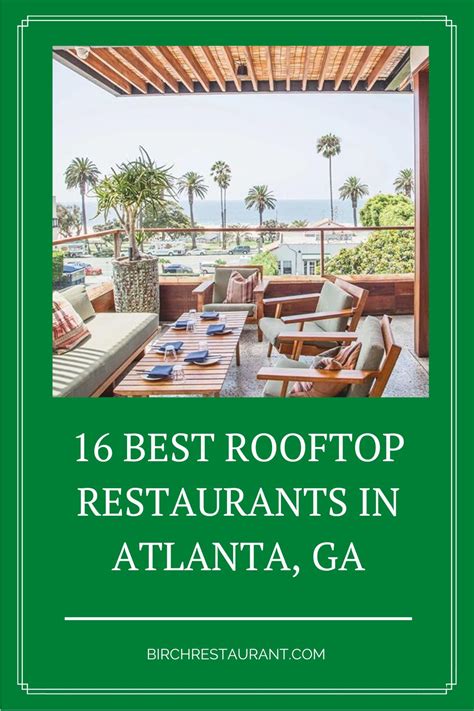 Best Rooftop Restaurants In Atlanta Ga