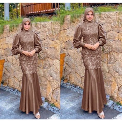 Jual MODEL TERBARU HARGA PROMO GAMIS DUYUNG BRUKAT GAMIS DUYUNG SATIN