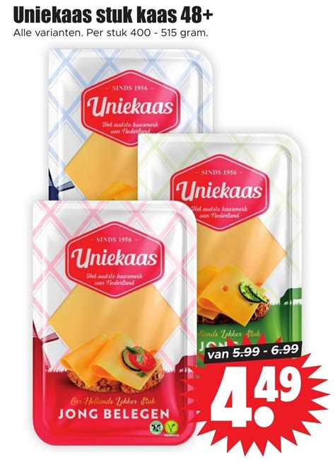 Uniekaas Stuk Kaas G Aanbieding Bij Dirk