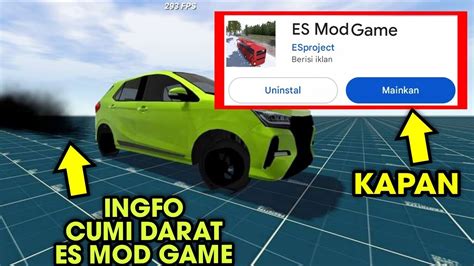 Kendaraan Baru Dan Ada Asapnya Info Terbaru Rilis Es Mod Game Youtube