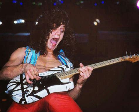 "EDDIE VAN HALEN WITH 'THE ONE' KNOWN AS FRANKENSTEIN CIRCA 1978 ...