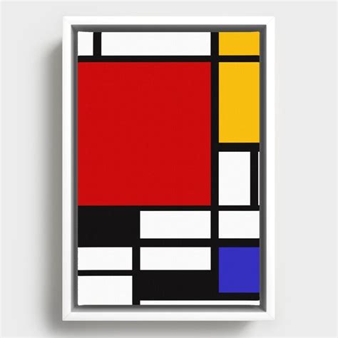 Piet Mondrian Composition With Red Yellow And Blue 1942 Artwork