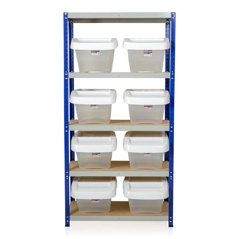 Clicka 175 Shelving With 30l Recycling Bins Shelving From