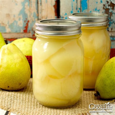 Canning Pears For Food Storage