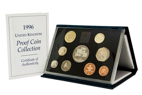 1996 Royal Mint Proof Coin Year Set Complete With Certificate Etsy