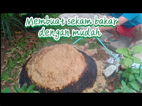 Cara Mudah Membuat Sekam Bakar Arang Sekam Untuk Tanah Menjadi Gembur